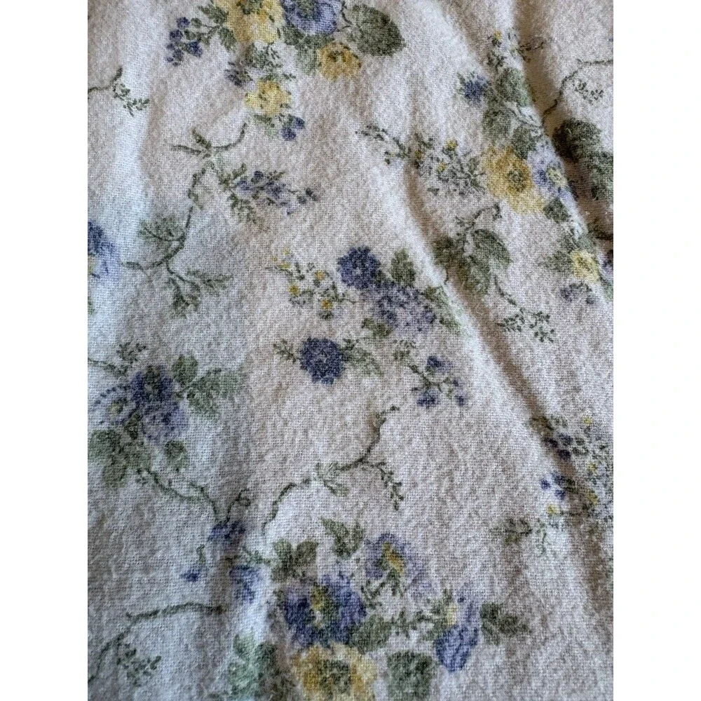 Vintage Laura Ashley King Sheet Set 4pc Farmhouse Cottage Shabby Chic Percale